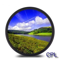 新品 CPL 円偏光フィルター（C-PL） 49mm PLフィルター サーキュラーPL 偏光フィルター 広角レンズ対応