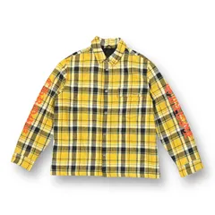 国内正規 CHROME HEARTS CH FLANNEL 袖プリント チェック ジャケット ブルゾン クロムハーツ XL  57924Aのサムネイル