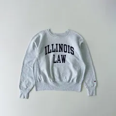 チャンピオン　リバースウィーブ　三色タグ　イリノイ　カレッジ　スウェットシャツ　champion reverse weave university 00s Y2061