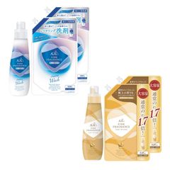 ファーファ 洗濯用 液体 洗剤 ファイン フレグランス レイヤリング ウォッシュ クラッシー ソープ の香り 本体 (600g) + 詰替 (900g) 2個 + 柔軟剤 ファイン フレグランス ボー