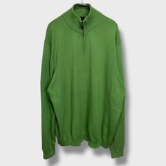saby サバイ ミラノリブ ジップアップ ドライバーズニット Lサイズ 緑 