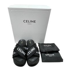 CELINE BLOCK SLIDE 厚底サンダル 39 - メルカリ