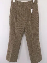 ◇ LOWRYS FARM ローリーズファーム 千鳥格子 スラックス パンツ サイズL ブラウン系 レディース  【中古】 【1206210013185】