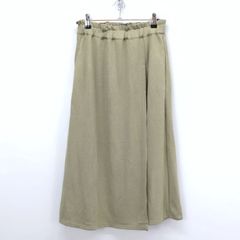 【未使用・タグ付き】 URBAN RESEARCH　FREEサイズ　マキシスカート　ロングスカート　カーキ　ラップスカート風　アーバンリサーチ