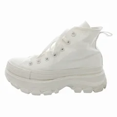 コンバース CONVERSE オールスター ALL STAR 100 トレックウェーブ TREKWAVE MN HI スニーカー シューズ ハイカット 厚底 US4 23.0cm 白 ホワイト 1SD188 /HO△ 0317
