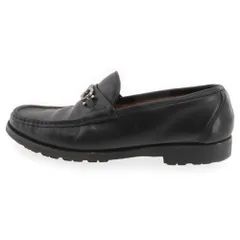 Salvatore Ferragamo (サルヴァトーレ フェラガモ) ガンチーニ レザー ビットローファー シューズ ブラック UR29289 EE