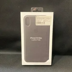 Apple iPhone Xs 256GB ブラック + レザーフォリオ Apple(アップル)・純正品】【iPhoneXS用】レザーフォリオ