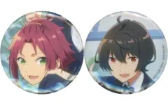 【中古】バッジ・ピンズ 衣更真緒＆朔間凛月 缶バッジ2個セット 「Blu-ray/DVD あんさんぶるスターズ!!-Road to Show!!-」 アニメイト購入特典