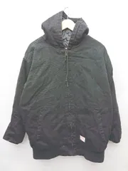 ◇ ⊇ JaVa ジャバ 裏キルティング　フード付き 長袖 プルゾン　ジャケット サイズM ブラック レディース P  【1410160001110】