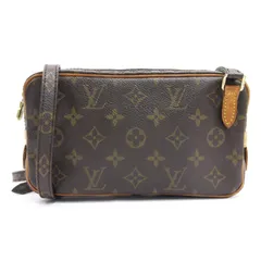 ルイヴィトン LOUIS VUITTON モノグラム ポシェット マルリーバンドリエール ショルダーバッグ M51828 ブラウン系 ☆AA★