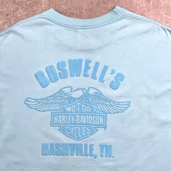 90年代 USA製 Harley-Davidson 1991 ロゴ 発泡プリントTシャツ メンズXL 