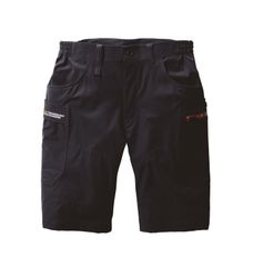 バートル BURTLE  ショートカーゴパンツ(ユニセックス) 697 ネイビー 【 697 ネイビー サイズ M 】