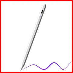 MEIKEMAN Active Stylus Pencil 白スタイラス 2018年以降iPad/iPad Pro/iPad Air/iPad mini対応 軽量 耐摩 磁気吸着機能 誤作動防止機能対応 iPad用ペン 高精度 高感度 スタイラスペン 極細 T