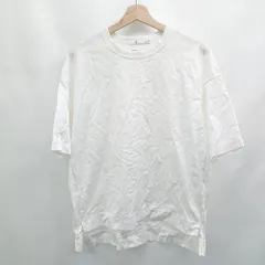 ◇ ⊂ UNIQLO ユニクロ ジル サンダーコラボ 半袖 丸首無地柄Tシャツ サイズM ホワイト系 メンズ E  【1507280009833】