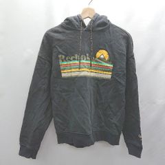◇ Θ Reebok リーボック フーディー 長袖 トレーナー パーカー スウェット サイズ XS ブラック系 レディース E 【1502030043273】