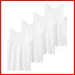 女の子 タンクトップ セット組 子供肌着 オールシーズン 年間 綿100 コットン [グンゼ] 部屋干し 抗菌 防臭 キッズ ホワイト【4枚組】 110