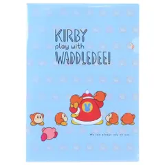 【メール便】星のカービィ クリアフォルダー A4シングルクリアファイル カービィ play with ワドルディ たよりにしてます エンスカイ 新学期準備文具 キャラクター グッズ 