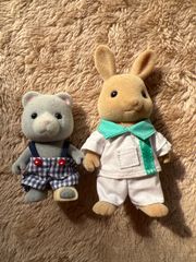 シルバニアファミリー クマの男の子&うさぎのお医者さん 海外版