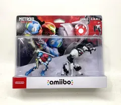 01w-4553 〇 amiibo メトロイド ドレッド ダブルセット サムス E.M.M.I. アミーボ 中古品 未開封品