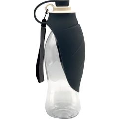 FJmark ペットウォーターボトル 給水器 犬 携帯用 水飲みボトル (ダークグレー)