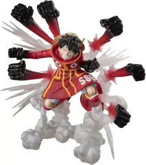 【中古】フィギュア フィギュアーツZERO [超激戦]モンキー・D・ルフィ -ゴムゴムの鷹銃乱打- 「ワンピース」