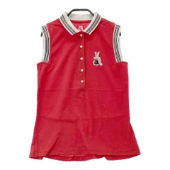 サイズ：36 ARCHIVIO アルチビオ A559507 ノースリーブポロシャツ  レッド系 [240001195284] ゴルフウェア レディース ストスト