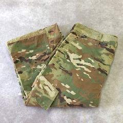 MILITARY ミリタリー 米軍実物 U.S.ARMY 80s ~90s カモフラ 迷彩柄 フィールドパンツ ミリタリーパンツ 大判ポケット 絞り紐付き コード付き ベルトループ
