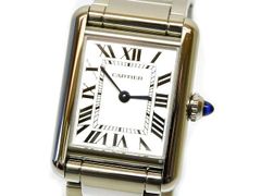 新品同様品 カルティエ タンク マスト SM WSTA0051 ■ ステンレス クォーツ レディース 腕時計 ウォッチ Cartier □7D