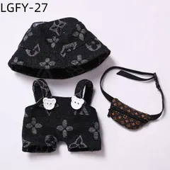 ラブブ用 2代目 初代 ぬいぐるみ着せ替え服  人形着せ替え服 おもちゃグッズ　バケットハット　癒しグッズ