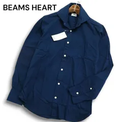 【新品 未使用】 BEAMS HEART ビームス ハート 通年 インディゴ★ 長袖 シャツ Sz.S メンズ 紺 ネイビー