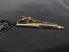 ■極美品■ YVESSAINTLAURENT イヴサンローラン ネクタイピン タイクリップ アクセサリー メンズ ゴールド系×シルバー系 DJ9689のサムネイル