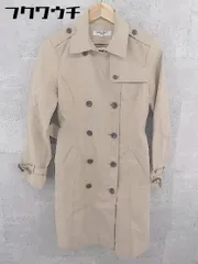 ◇ ◎ NATURAL BEAUTY BASIC ウエストベルト付き 長袖 コート サイズM ベージュ系 レディース 【中古】 【1002802494048】