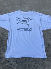 ARC'TERYX　MEN'S LOGO サイズXL プリント半袖T-Shirt 白　ホワイト　White