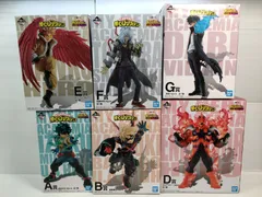 僕のヒーローアカデミア　一番くじ　 HERO VS VILLAINS　A賞　緑谷出久/B賞　爆豪勝己/D賞　エンデヴァー/E賞　ホークス/F賞　死柄木弔/G賞　荼毘 フィギュア 6体セット