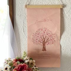 【刺繍タペストリー】桜の木
