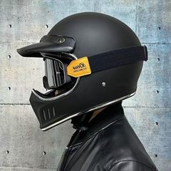 VOSS新品レトロ フルフェイスヘルメット｜DOT認証防寒インナーゴーグル