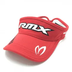 【超美品】マスターバニー サンバイザー レッド×白 YAMAHA 表記なし  ゴルフウェア MASTER BUNNY EDITION