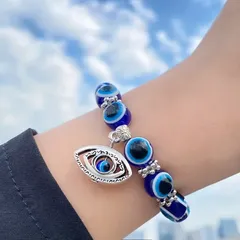 悪魔の目　ブレスレット　14マルチビーズ　　6種類