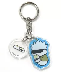 【中古】雑貨 五条悟 「呪術廻戦 TD2連アクリルキーホルダー～いただきます～」