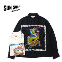 SUN SURF サンサーフ 長袖 アロハ シャツ SPECIAL EDITION LONG SLEEVE "DRAGON" SS29484