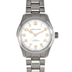 ハミルトン HAMILTON H70405710 カーキ フィールド マーフ 38MM 腕時計 ホワイト文字盤 SS メンズ【中古】