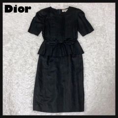美品 クリスチャンディオール Dior フレアワンピース Aライン 刺繍 7 