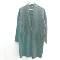 ■ UNIQLO ユニクロ 長袖 ニットロングカーディガン サイズＭ ブラック レディース E  【1406050068875】