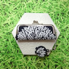 ミナペルホネン flower cake ハンドメイド ミニミニ がま口