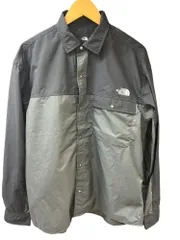 THE NORTH FACE (ザノースフェイス) アウトドアウエア 長袖Tシャツ ロングスリーブヌプシシャツ NR12552 Lサイズ ブラック メンズ/027