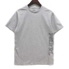 ポロ ラルフローレン POLO RALPH LAUREN サイドロゴ Tシャツ カットソー 半袖 スリープウェア ルームウェア ヘザーグレー M RM8-R303