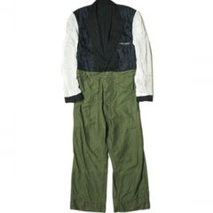 TAYTRONG x IMA:ZINE タイトロング イマジン 24SS 別注 リメイクジャンプスーツ Free OLIVE オールインワン g21903