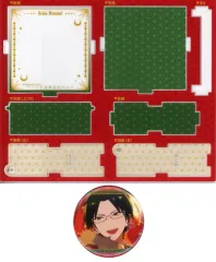 【中古】バッジ・ビンズ 蓮巳敬人(紅月衣装ver.) クロスロード ハコニワ缶バッジ 「あんさんぶるスターズ!! 追憶セレクション POP-UP STORE」