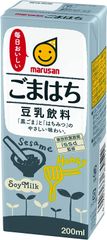 マルサンアイ 豆乳飲料 ごまはち パック 200ml×1ケース/24本