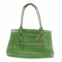 コーチ COACH ハンドバッグ トートバッグ レザー シボ 皮革 型押しロゴ